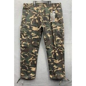 Vtg Noiz Baggy Winter Camo Cargo Pant Men 42x32 Skater Grunge Y2K VTG Dead Stock